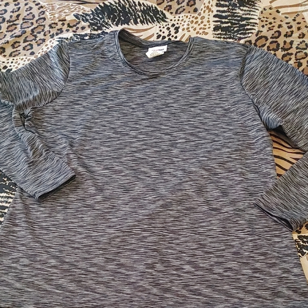 Scrubstar Charcoal Long Sleeve Tee Sz XXL